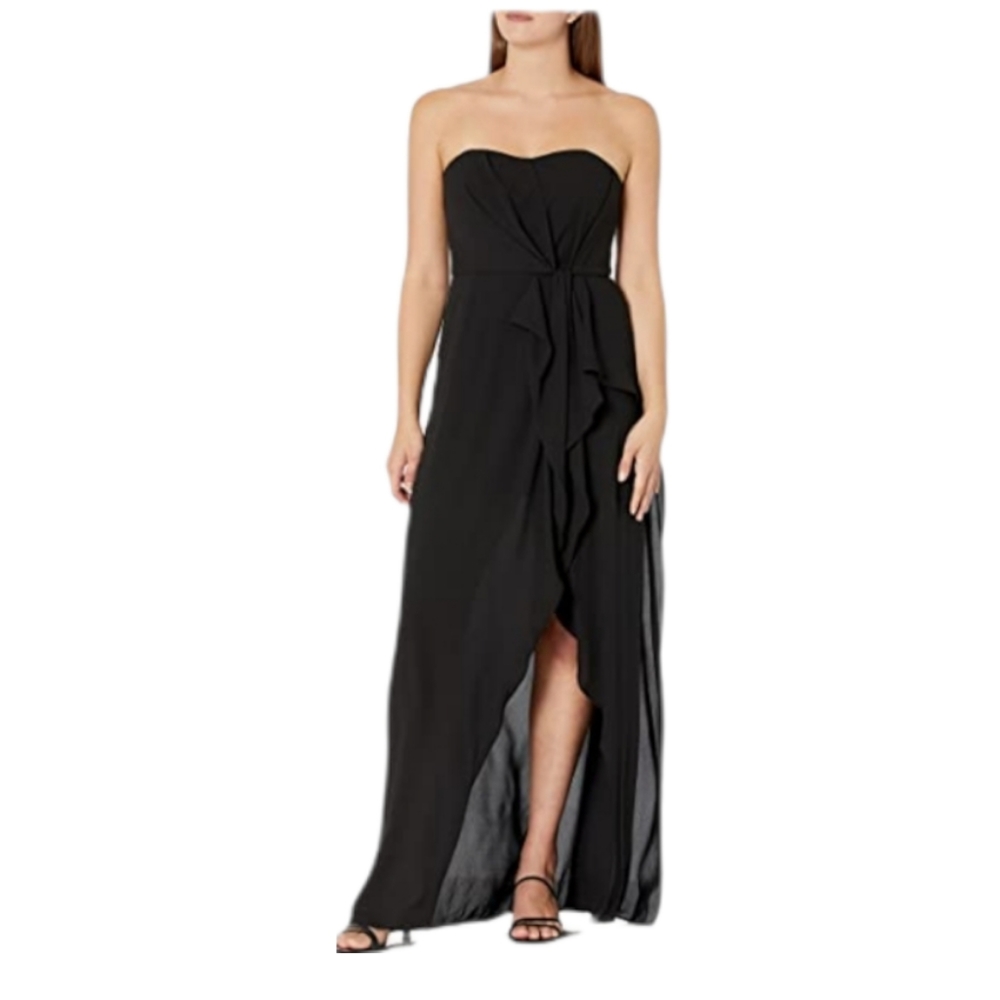 HALSTON Heritage Strapless Dress